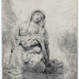 《云中童女》伦勃朗(Rembrandt)高清作品欣赏