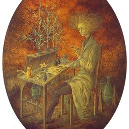 《植物内生》雷梅迪奥斯?瓦罗(Remedios Varo)高清作品欣赏