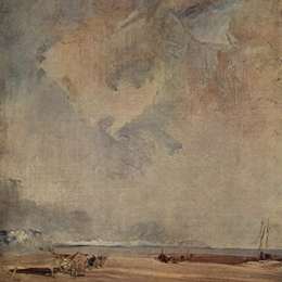 《诺尔曼海岸》理查德德·帕克斯·伯宁顿(Richard Parkes Bonington)高清作品欣赏