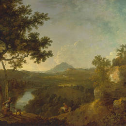 理查德德·威尔逊(Richard Wilson)高清作品:View near Wynnstay, the Seat of Sir Watkin Williams-Wynn, BT