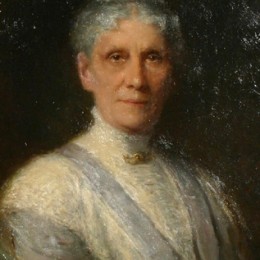 罗伯特·哈里斯(Robert Harris)高清作品:Portrait of Anna H. Leonowens (detail)