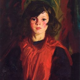 《玛丽·安（茉莉）》罗伯特·亨利(Robert Henri)高清作品欣赏