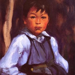 《新墨西哥男孩》罗伯特·亨利(Robert Henri)高清作品欣赏