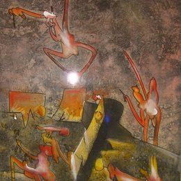 《无题》瓦贾达拉霍斯(Roberto Matta)高清作品欣赏