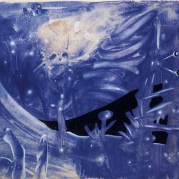 《蓝色构成》瓦贾达拉霍斯(Roberto Matta)高清作品欣赏