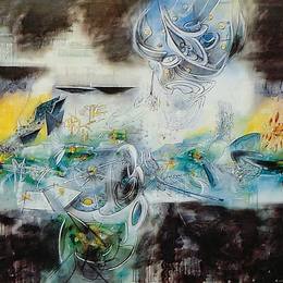 《打开立方体，找到生活》瓦贾达拉霍斯(Roberto Matta)高清作品欣赏