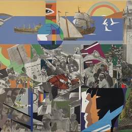 《伯克利——城市及其人民》罗马勒·比尔登(Romare Bearden)高清作品欣赏