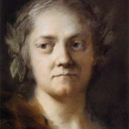 《自画像》罗萨尔巴·卡列拉(Rosalba Carriera)高清作品欣赏