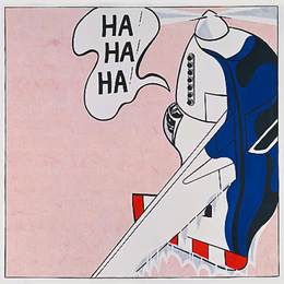 《现场弹药（哈！哈！哈！》罗伊·李奇登斯坦(Roy Lichtenstein)高清作品欣赏