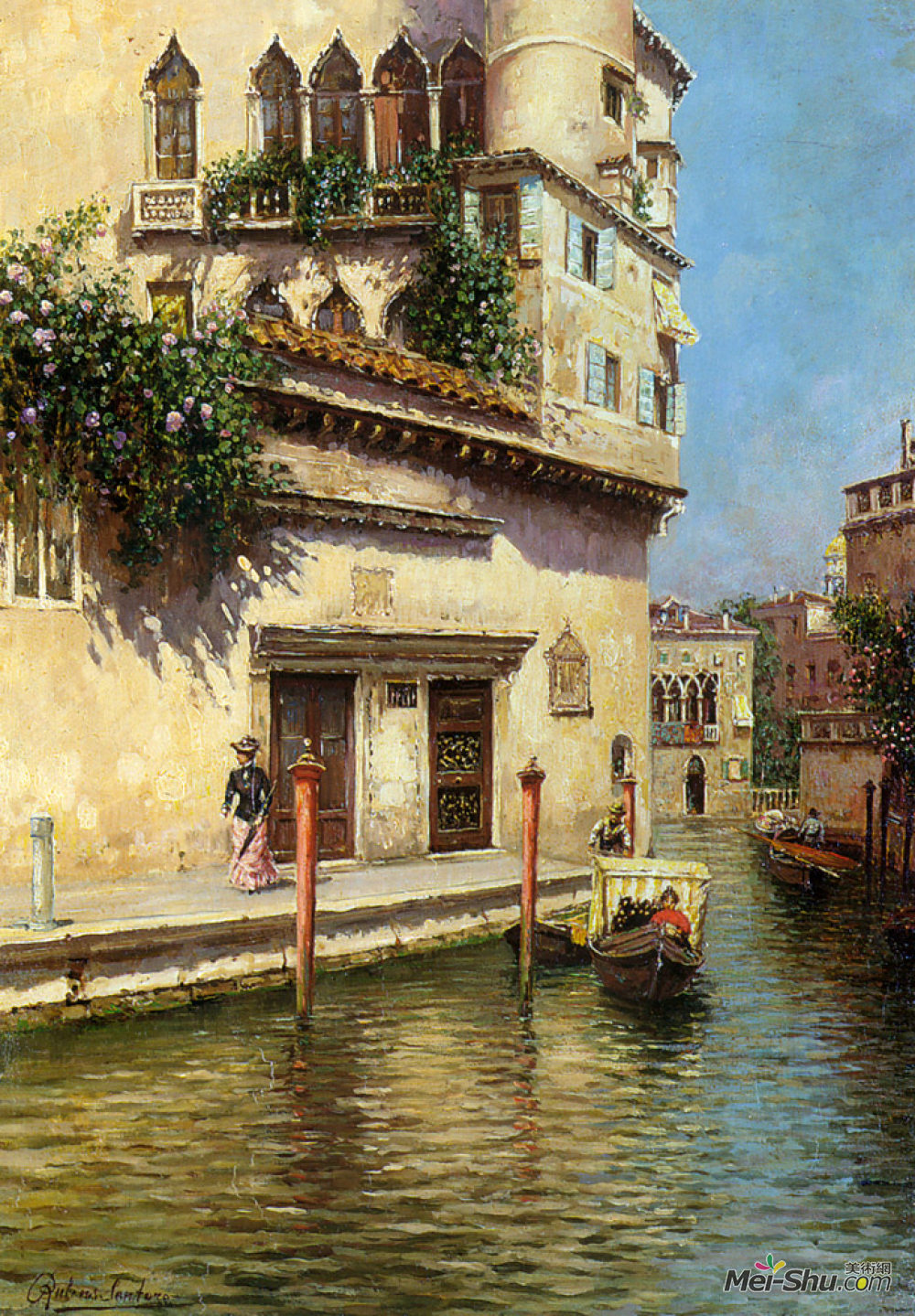 《威尼斯回水》鲁本斯·桑托罗(rubens santoro)高清作品欣赏