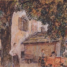 《哥特式母题》鲁道夫·冯阿尔特(Rudolf von Alt)高清作品欣赏