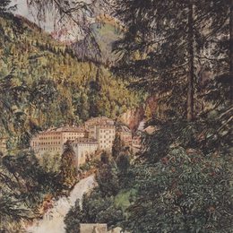 《巴德加斯坦观》鲁道夫·冯阿尔特(Rudolf von Alt)高清作品欣赏