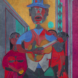 《吟游诗人》塔马约(Rufino Tamayo)高清作品欣赏