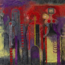 《三人》塔马约(Rufino Tamayo)高清作品欣赏