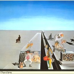 《春天的第一天》萨尔瓦多·达利(Salvador Dali)高清作品欣赏