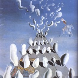 《就职鸡皮》萨尔瓦多·达利(Salvador Dali)高清作品欣赏