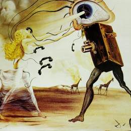 《现代狂想曲》萨尔瓦多·达利(Salvador Dali)高清作品欣赏