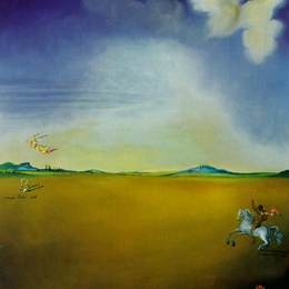 《阿姆普丹附近的景观》萨尔瓦多·达利(Salvador Dali)高清作品欣赏