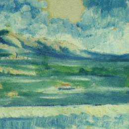 《阿姆普丹附近的景观》萨尔瓦多·达利(Salvador Dali)高清作品欣赏