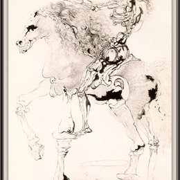 《死亡骑士》萨尔瓦多·达利(Salvador Dali)高清作品欣赏
