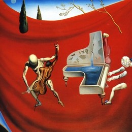 《音乐——红色管弦乐队七艺术》萨尔瓦多·达利(Salvador Dali)高清作品欣赏