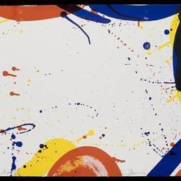 山姆·弗朗西斯(Sam Francis)高清作品:Abstract Composition (SF 61)