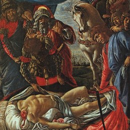《霍尔菲涅体的发现》山德罗·波提切利(Sandro Botticelli)高清作品欣赏