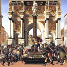《露西蕾塔的故事》山德罗·波提切利(Sandro Botticelli)高清作品欣赏