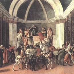 《弗吉尼亚的故事》山德罗·波提切利(Sandro Botticelli)高清作品欣赏