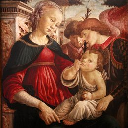 《童子双子》山德罗·波提切利(Sandro Botticelli)高清作品欣赏