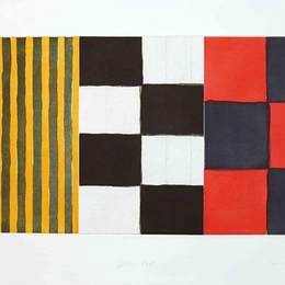 《黄红色》肖恩·斯库利(Sean Scully)高清作品欣赏