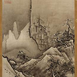 《景观》雪舟(Sesshu Toyo)高清作品欣赏