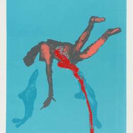 《游泳者》西德尼·诺兰(Sidney Nolan)高清作品欣赏