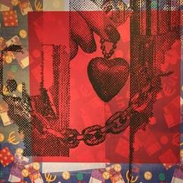 《织物和爱。》西格玛尔·波尔克(Sigmar Polke)高清作品欣赏