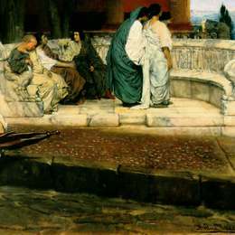 《埃塞德拉》劳伦斯·阿尔玛-塔德玛(Sir Lawrence Alma-Tadema)高清作品欣赏
