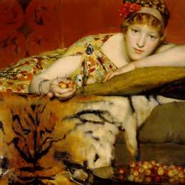 《樱桃》劳伦斯·阿尔玛-塔德玛(Sir Lawrence Alma-Tadema)高清作品欣赏