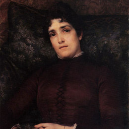 劳伦斯·阿尔玛-塔德玛(Sir Lawrence Alma-Tadema)高清作品:Mrs Frank D. Millet