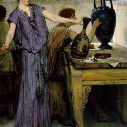 《陶器画》劳伦斯·阿尔玛-塔德玛(Sir Lawrence Alma-Tadema)高清作品欣赏