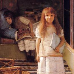 《这是我们的角落》劳伦斯·阿尔玛-塔德玛(Sir Lawrence Alma-Tadema)高清作品欣赏