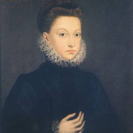 索福尼斯巴·安圭索拉(Sofonisba Anguissola)高清作品:Infantin Isabella Clara Eugenia