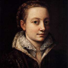 索福尼斯巴·安圭索拉(Sofonisba Anguissola)高清作品:Portrait of Minerva Anguissola