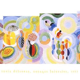 《遥远的旅程》索妮娅·德劳内(Sonia Delaunay)高清作品欣赏