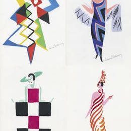 《时装插图》索妮娅·德劳内(Sonia Delaunay)高清作品欣赏