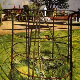 《禧树，库克姆》斯坦利·斯宾塞(Stanley Spencer)高清作品欣赏