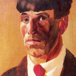 《自画像》斯坦利·斯宾塞(Stanley Spencer)高清作品欣赏