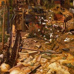 《鹅跑》斯坦利·斯宾塞(Stanley Spencer)高清作品欣赏