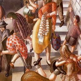 《格林，格拉斯哥港》斯坦利·斯宾塞(Stanley Spencer)高清作品欣赏