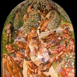 《地图阅读》斯坦利·斯宾塞(Stanley Spencer)高清作品欣赏