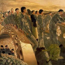 《桥》斯坦利·斯宾塞(Stanley Spencer)高清作品欣赏