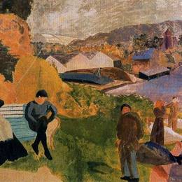 《河边的人》斯坦利·斯宾塞(Stanley Spencer)高清作品欣赏